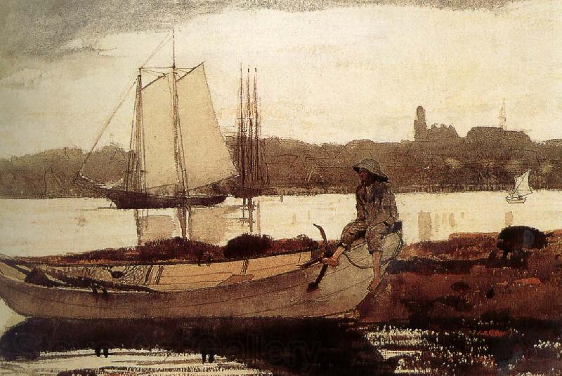 Winslow Homer Glastre small fishing port
